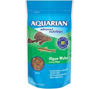 AQUARIAN Complete Nutrition, Aquarium Algae Eater Fish Food, Sinking Algae Wafers, 255g Bag