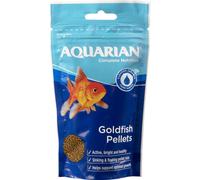 AQUARIAN Complete Nutrition, Aquarium Goldfish Food Pellets Also Suita