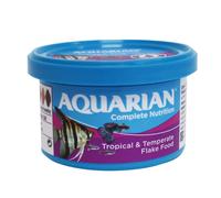 AQUARIAN Complete Nutrition, Aquarium Tropical Fish Food Flakes, 13g C
