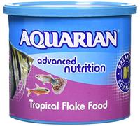 AQUARIAN Complete Nutrition, Aquarium Tropical Fish Food, Flakes, 200 g Container