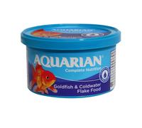 AQUARIAN Complete Nutrition Goldfish Food Flakes, 25g