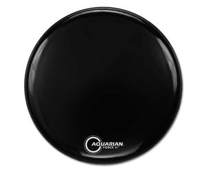 Aquarian FR20BK Full Force Series - 20 inch Resonant Head & PHBK Drumhead - Black