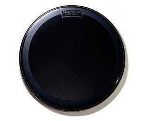 Aquarian REF20SK Reflector Series - 20 inch Superkick Bass Drumhead - Black, Black Mirror Finish