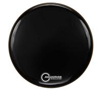 Aquarian RF22BK Regulator Series - 22 inch Bass Drumhead - Black - W/Ring