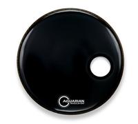 Aquarian RPT16BK Regulator Series - 16 inch Drumhead - Black - W/Ring