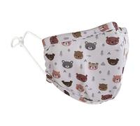 Aquarias Kids/Childrens Face mask - Reusable, washable, adjustable face covering - Teddies
