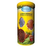 AQUARIS Discus Granulat - Discus Fish Food. Nutritional Granules for Aquarium and Tropical Fish - High-Protein Formula for Enhanced Colour, Growth & Immunity - Slow-Sinking, Easy Digestion - 250ml