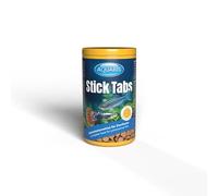 AQUARIS Stick Tabs - Complete tropical fish food tablets. Stick-on treats for aquarium fish & shrimp. Rich in spirulina & protein. Slow-dissolving & mess-free - 250 ml / 150 g