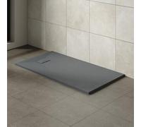 Aquariss 1400x800mm SMC Anti Slip Shower Base Tray Rectangular for Shower Enclosure Anthracite