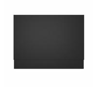 Aquariss 750mm Bath End Panel 16mm MDF Painting Matte Black Adjustable Height for Bathroom Soaking Tub