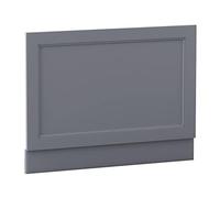 Aquariss 750mm Traditional Bath End Panel Matte Grey MDF | Adjustable Height, Moisture Resistant, Bathroom Soaking Tub
