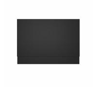 Aquariss 800mm Bath End Panel Matte Black | 16mm MDF Painting, Adjustable Height for Bathroom Soaking Tub
