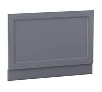 Aquariss 800mm Traditional Bath End Panel Matte Grey MDF Adjustable Height