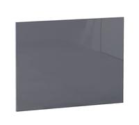 Aquariss Bathroom 700mm L Shape Gloss Grey Wood Shower Bath End Panel | Painted, Moisture Resistant, Adjustable Height