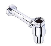 Aquariss Chrome Bottle Trap Basin Waste Bathroom Sink Pipe Adjustable Height & Outlet