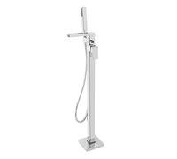 Aquariss Designer Free Standing Bath Shower Mixer Tap Floor Standing Chrome Bath Filler