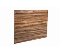 Aquariss Modern 750mm Bathroom Walnut Effect Wood Bath End Panel | MDF, Adjustable Plinth, for Bathroom Soaking Tub
