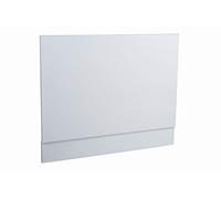 Aquariss Modern Bathroom High Gloss White 700 mm Wrapped Wood Bath End Panel