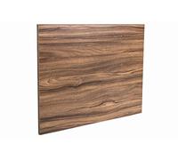 Aquariss New 700mm Walnut MDF L Shape Shower Bath End Panel | MDF, Adjustable Plinth, for Bathroom Soaking Tub