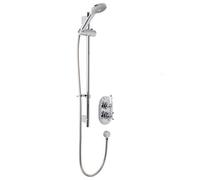 Aquariss Traditional Thermostatic Concealed Chrome Shower Mixer Valve + Riser Kit