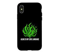 Aquarist Marine Biologist Algae Is My Love Language Case for iPhone X/XS