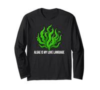 Aquarist Marine Biologist Algae is My Love Language Long Sleeve T-Shirt