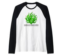 Aquarist Marine Biologist Algae is My Love Language Raglan Baseball Tee