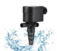 Aquarium 3 in 1 Submersible Power Head for Fresh or Marine Fish Shrimp Tank Water Pump Oxygen Circulator 800L/H