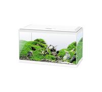 Aquarium 60 - CIANO - 58 L + Filtre + LED + Chauffage + Consommables - Blanc