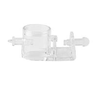 Aquarium Acrylic Hose Clip, Fish Tank Acrylic Tube Holder Clamp for 22mm Dia Water Pipe Tube Fixture Holder Fixing Clip
