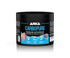 Aquarium activated carbon - ARKA Carbopure 500 ml - removes cloudiness, medication residue & colourants - acid-washed & steam-activated - for freshwater & marine tanks - crystal clear water