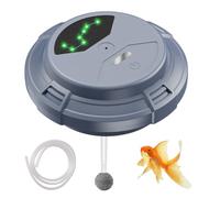 Aquarium Air Pump, 3-Speeds Waterproof Floating Fishing Oxygen Pump, Rechargeable Portable Live Bait Aerator for Outdoor Fishing & Home Use