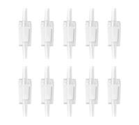 Aquarium Air Pump Check Valve, 10PCS One-Way Non-Return Stop Valve for Fish Tank Airline, Prevents Water Backflow, 4mm Hole, Plastic