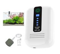 Aquarium Air Pump, Oxygen Compressor Device, Quiet Small USB Powerful Aerator, Portable Air Pump for Fish Tank Pond Hydroponics Aquaponics, Efficient Oxygen Supply, Outdoor and Indoor Use for Home