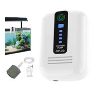 Aquarium Air Pump - Quiet USB Oxygen Aerator, Small Portable Fish Tank Air Circulation System with Energy Efficient and Adjustable Flow, Ideal for Pond Aquarium Home Desk Workplace