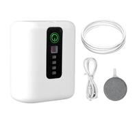 Aquarium Air Pump,Quiet USB Rechargeable 1800mAh Battery Air Pump with Air Stones,2 Power Supply Modes for Outdoor Fishing Power Outage and Fish Transportation