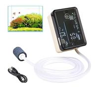 Aquarium Air Pump - Rechargeable and Transparent Battery, Powerful Air Pump for Aquarium | For Home Use Camping Full Travel Maintenance Pond Boat Fresh Water and