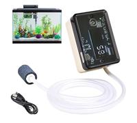 Aquarium Air Pump, Transparent Rechargeable Bubbler, Rechargeable Live Bait Pump - for Camping, Pond Outdoor, Travel, Care, Home, Boat, Saltwater and Sweet Water
