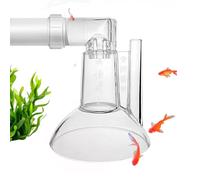 Aquarium Air Pump, Transparent, Splash-proof, Powerless | Aquarium air pump quiet fish aerator for home, office, hotel, commercial, salt water, betta fish, shrimp, turtles,