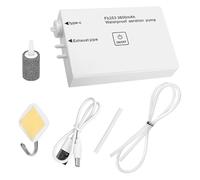 Aquarium Air Pump, USB-Powered Quiet Adjustable Bubbler, Compact Water Aerator, Perfect for Indoor, Outdoor Shrimp Breeding, Plant Tanks, Freshwater, Seafood, and Turtle Habitats, 12.5 x 8.5 x 2.8 cm