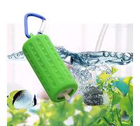 Aquarium Air Pumps, NEKOSUKI Mini USB Ultra Silent Aquarium Fish Tank Oxygen Air Pump with Air Stone and Silicone Tube, High Efficiency, Energy Saving, Plug and Play, 5V (Green)