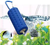 Aquarium Air Pumps, NEKOSUKI Mini USB Ultra Silent Aquarium Fish Tank Oxygen Air Pump with Air Stone and Silicone Tube, High Efficiency, Energy Saving, Plug and Play, 5V (Dark Blue)