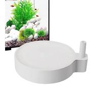 Aquarium Air Stone - 35mm Nanobolle Disc, Hard Gold Steel Sand Aeration Tray, Fine Oxygen Diffusion with Dense Pores | Efficient Water Flow for Aeration