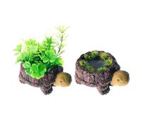 Aquarium Air Stone - Aquarium Stone 16 x 11 x 5 cm | Oxygen Diffuser Aquarium Air Stone, Silent Turtle Shape Resin Bubble Stone, Aquarium Bubbler Decorations for Aquarium