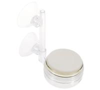 Aquarium Air Stone Diffuser Disc with Two Suction Cups, Plastic | Bubble Disc for Fish Tank Tubing, Office Aquascaping Display, Quiet Nano Style for Growers