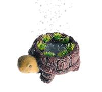 Aquarium Air Stone - Resin Material Oxygenation Bubble Stone - Turtle-shaped Aquarium Aeration Stones, Tank Bubbler Decorations, Suitable for Hydroponics, Small Ponds and Other Water Features