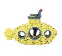 Aquarium Air Stone, Yellow Submarine Design Deep Dissolving Oxygen Diffuser Aerator for Fish Tanks Bubble Decor for Freshwater Saltwater Tanks Diversified Aquar