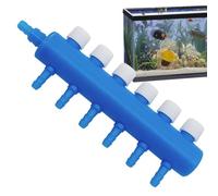 Aquarium Air Valve Splitter - Fish Tank Flow Controller, Airline Tube Connector Distributor, Adjustable Oxygen Regulation Lever | Safe Durable Precise Control Design For Aquariums Circulation