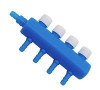 Aquarium Air Valve Splitter - Fish Tank Flow Controller, Airline Tube Connector Distributor, Adjustable Oxygen Regulation Lever | Safe Durable Precise Control Design For Aquariums Circulation