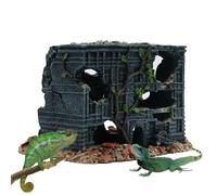 Aquarium Animal Shelter Caves | Fish Tank Shelter House,Environmentally Friendly Resin Reptile House Safe Hiding Place
